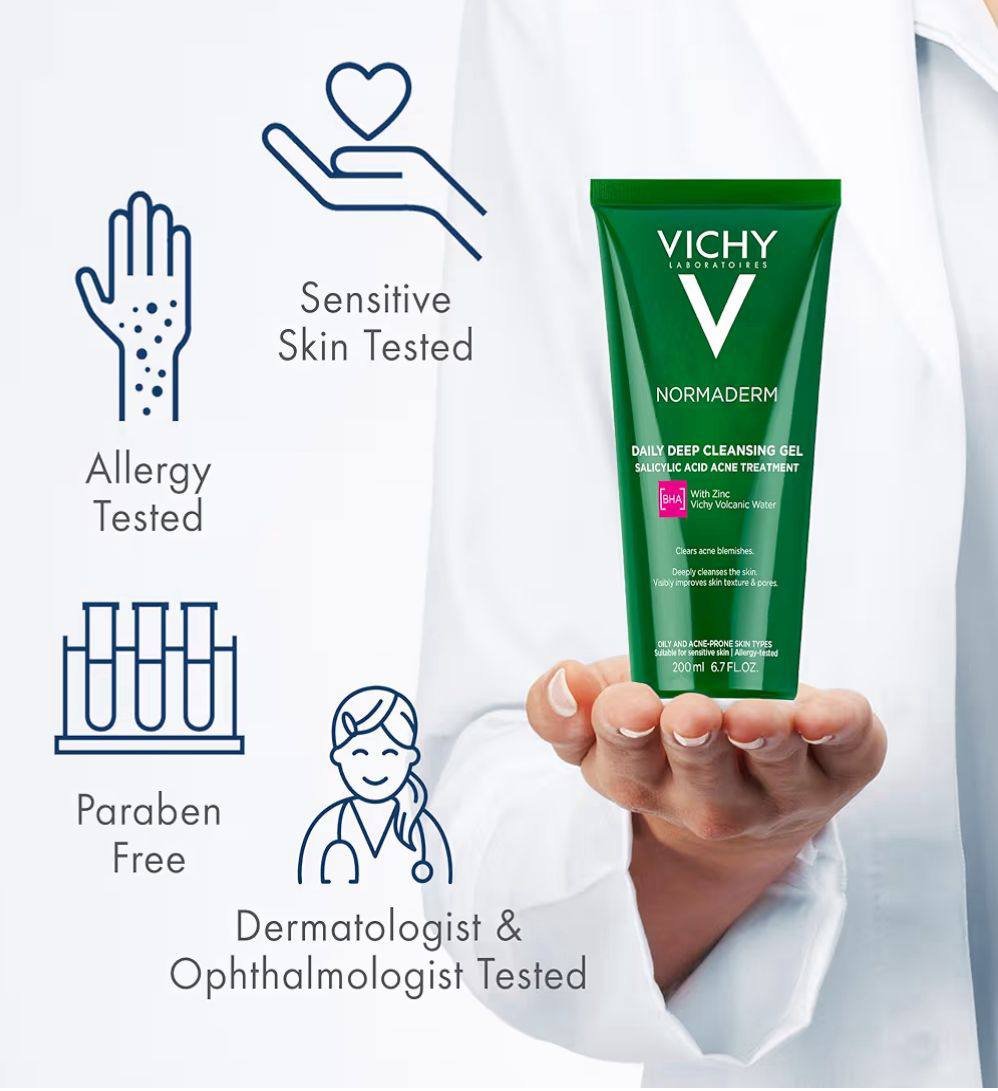 Vichy Foaming Facial Cleanser 400 ml - الصورة 4