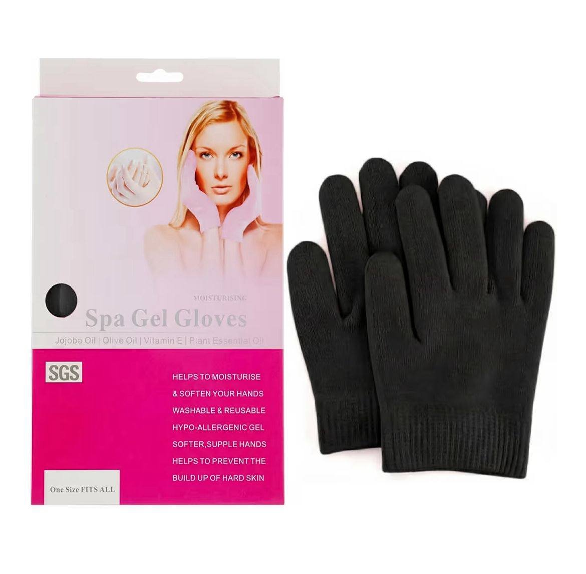 Spa Gel Gloves – Cotton Silicone Lined Moisturizing Gloves